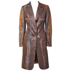 John Galliano for Dior Silk Ombred Coat