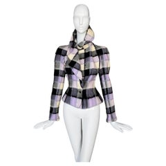 John Galliano FW 1998 Sculptural Jacket Wool Silk