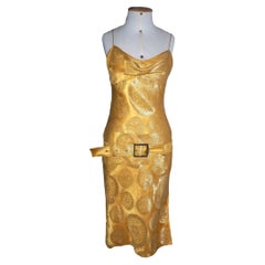 John Galliano - Robe ceinturée à imprimé chinoiseries, automne-hiver 2002