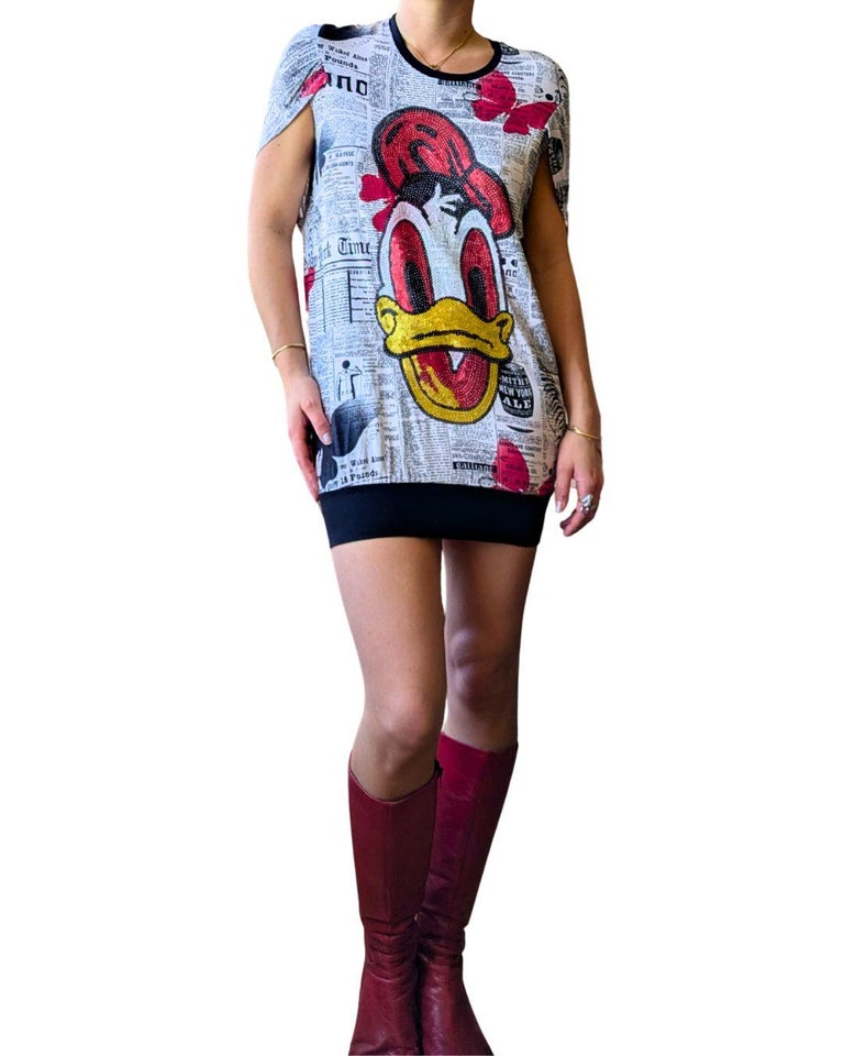 donald duck sequin dress John Galliano Gazette Print & Donald Duck Sequin Mini Dress