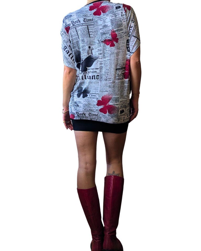 donald duck sequin dress John Galliano Gazette Print & Donald Duck Sequin Mini Dress