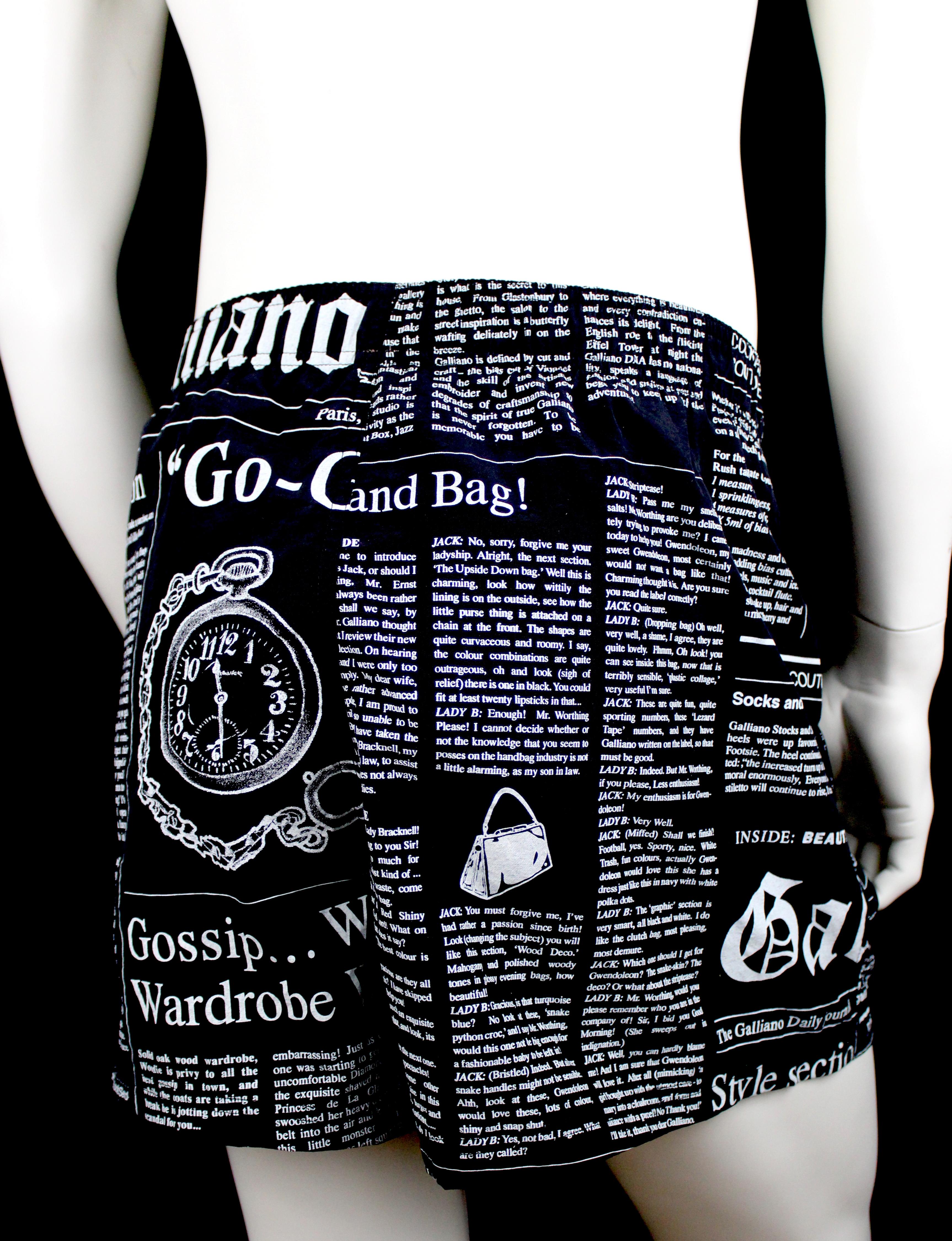 john galliano boxer