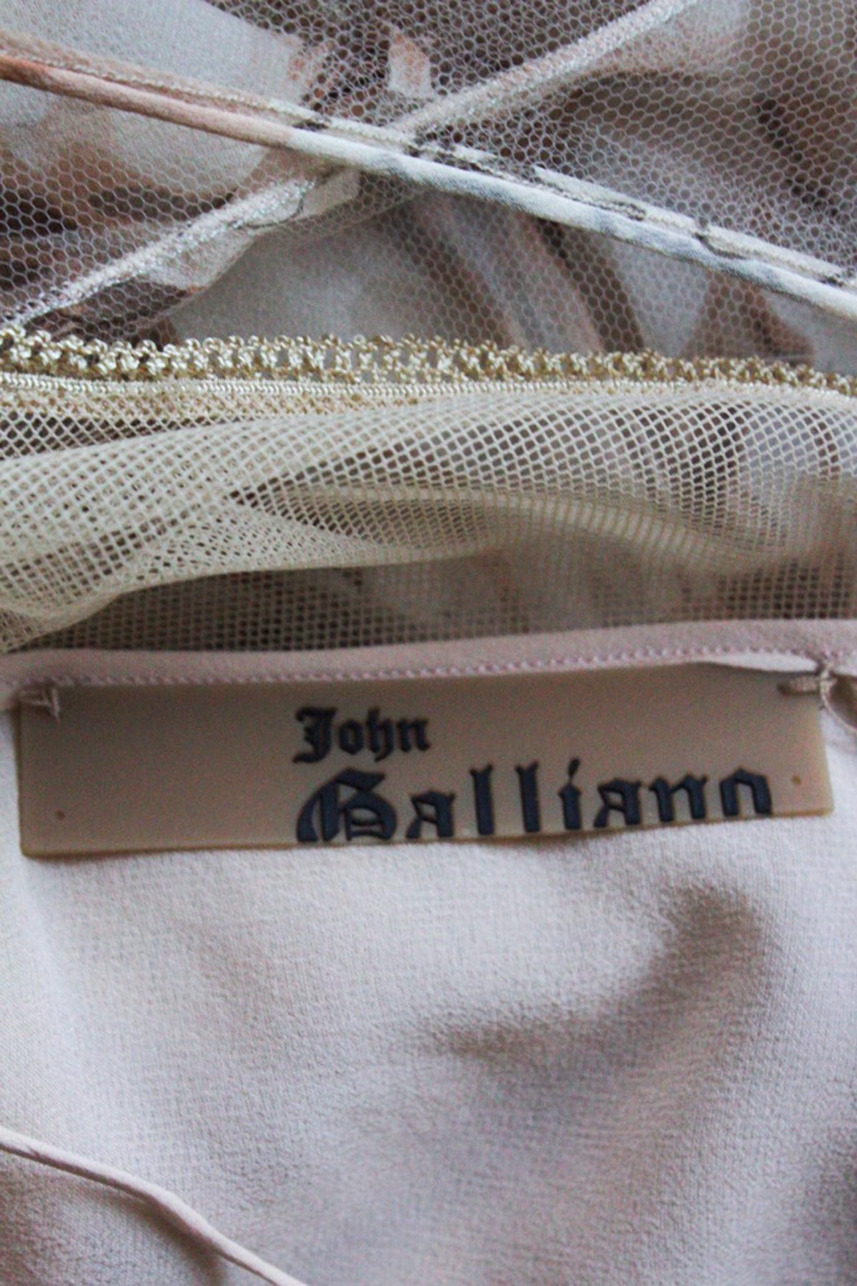 John Galliano Gazette Runway Dress, S/S 2006 For Sale 5
