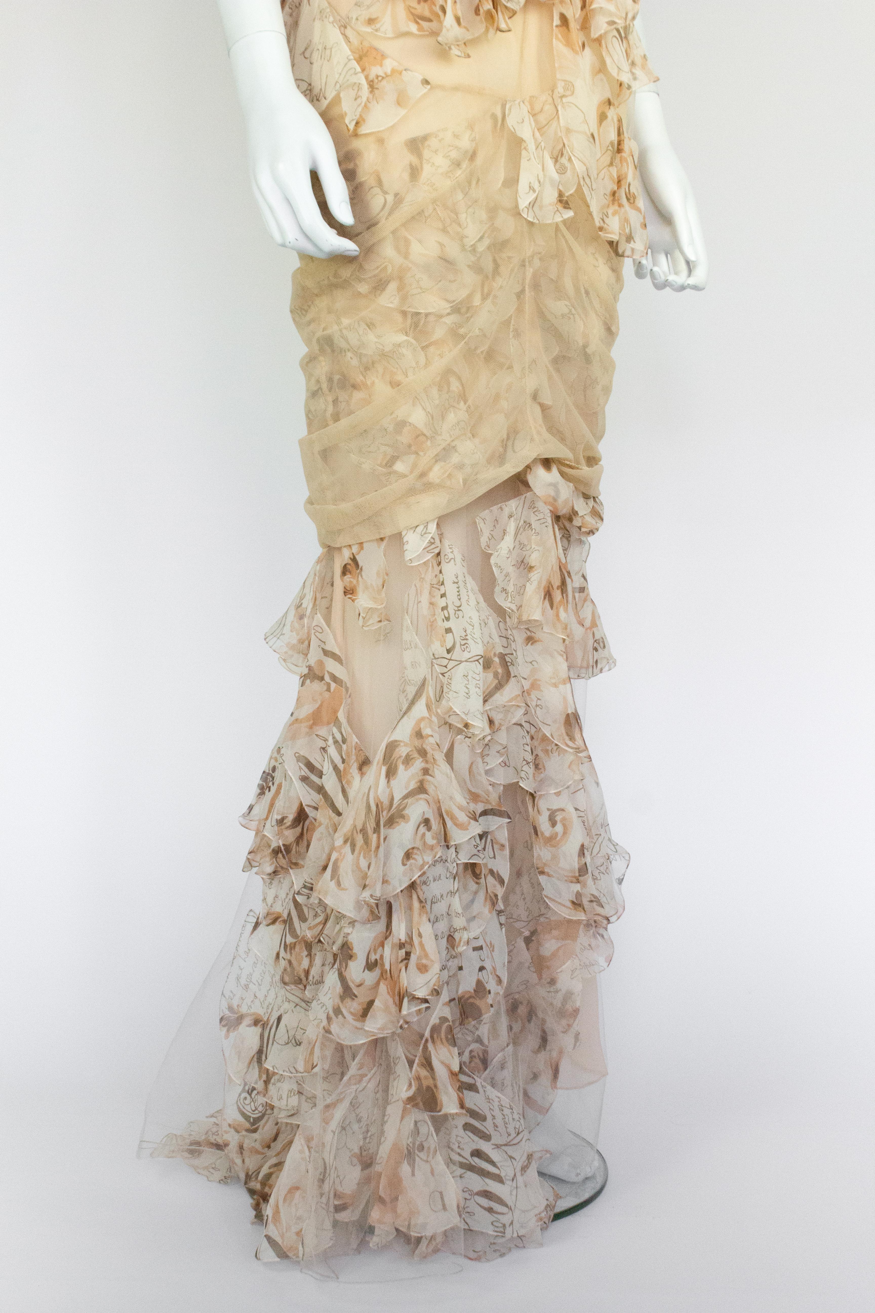 John Galliano Gazette Runway Dress, S/S 2006 For Sale 2