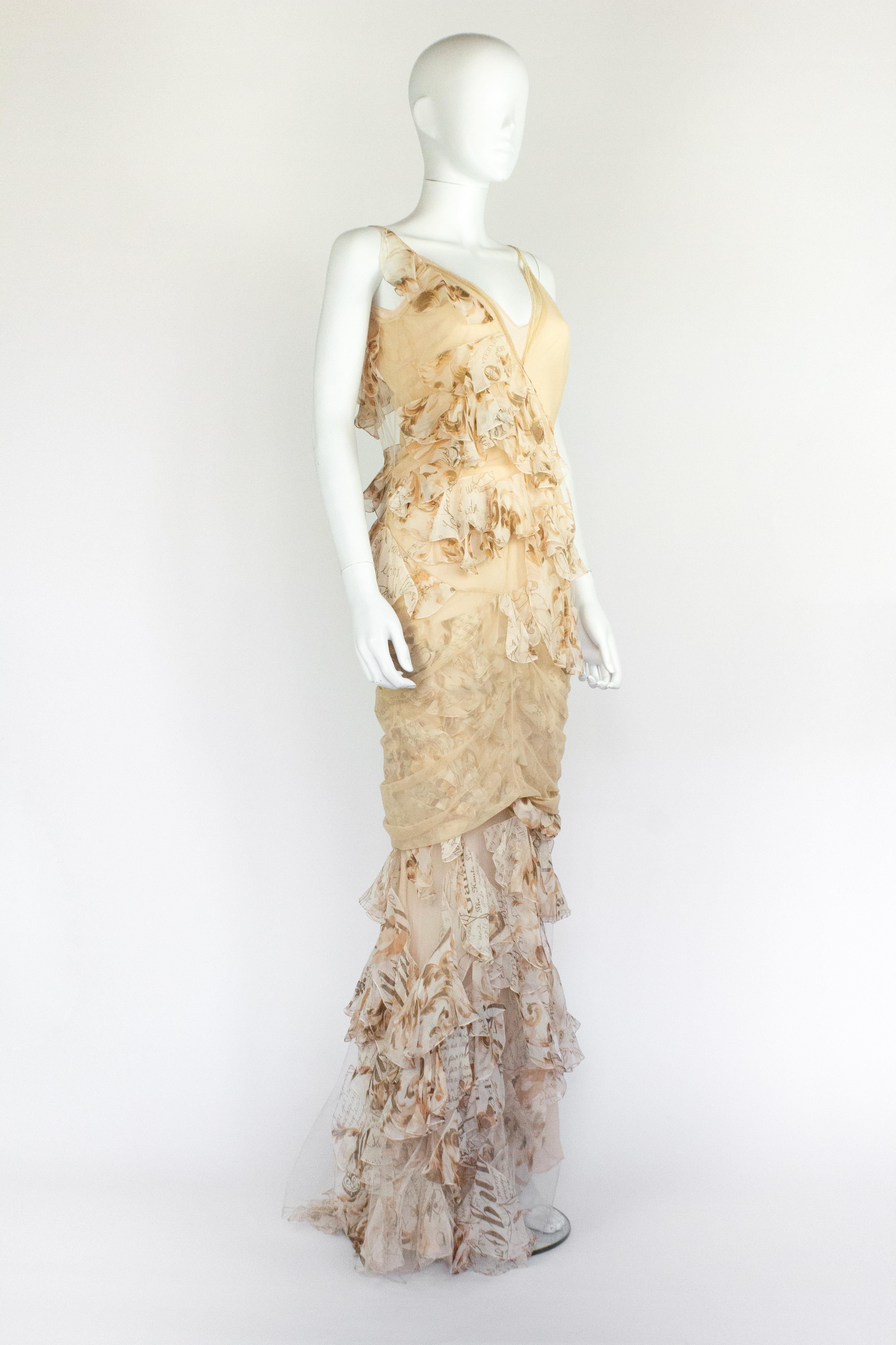John Galliano Gazette Runway Dress, S/S 2006 For Sale 3