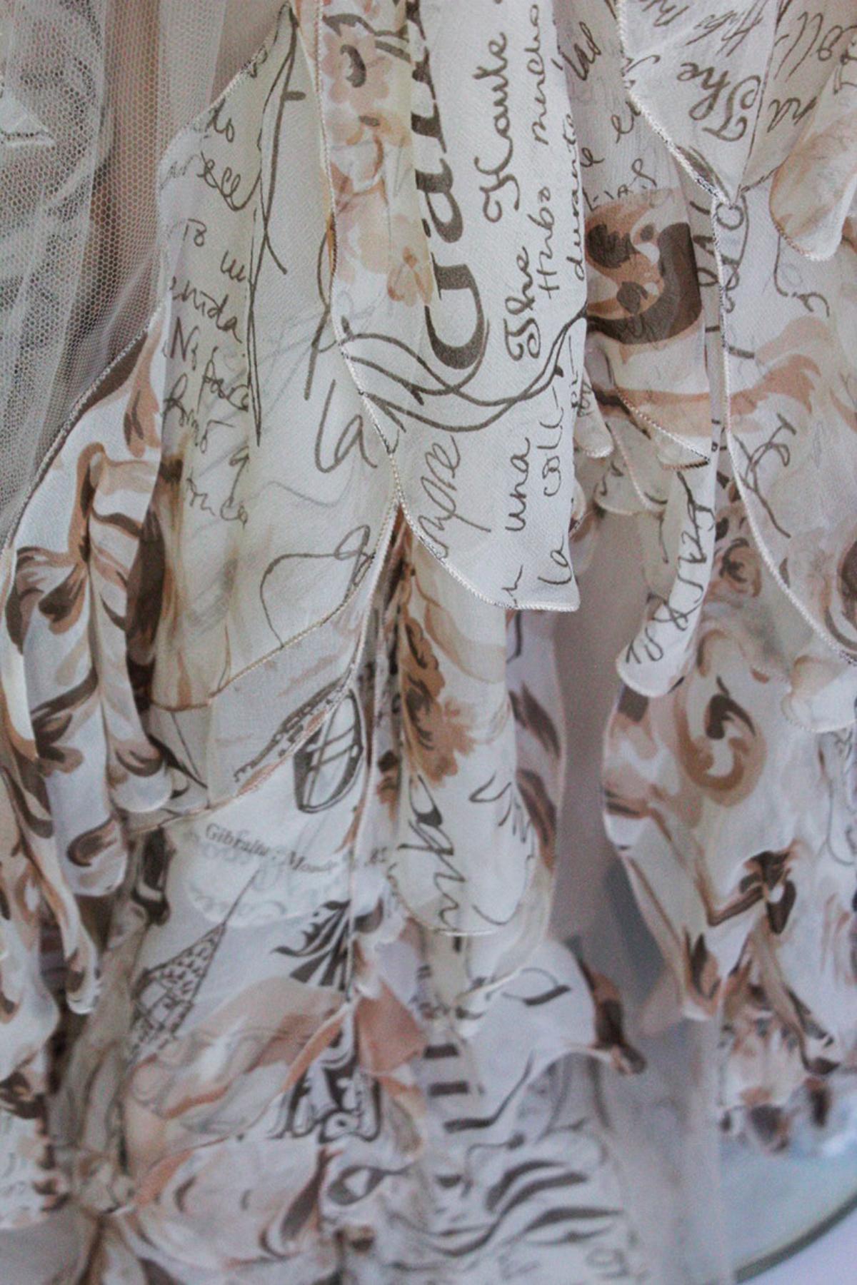 John Galliano Gazette Runway Dress, S/S 2006 For Sale 4