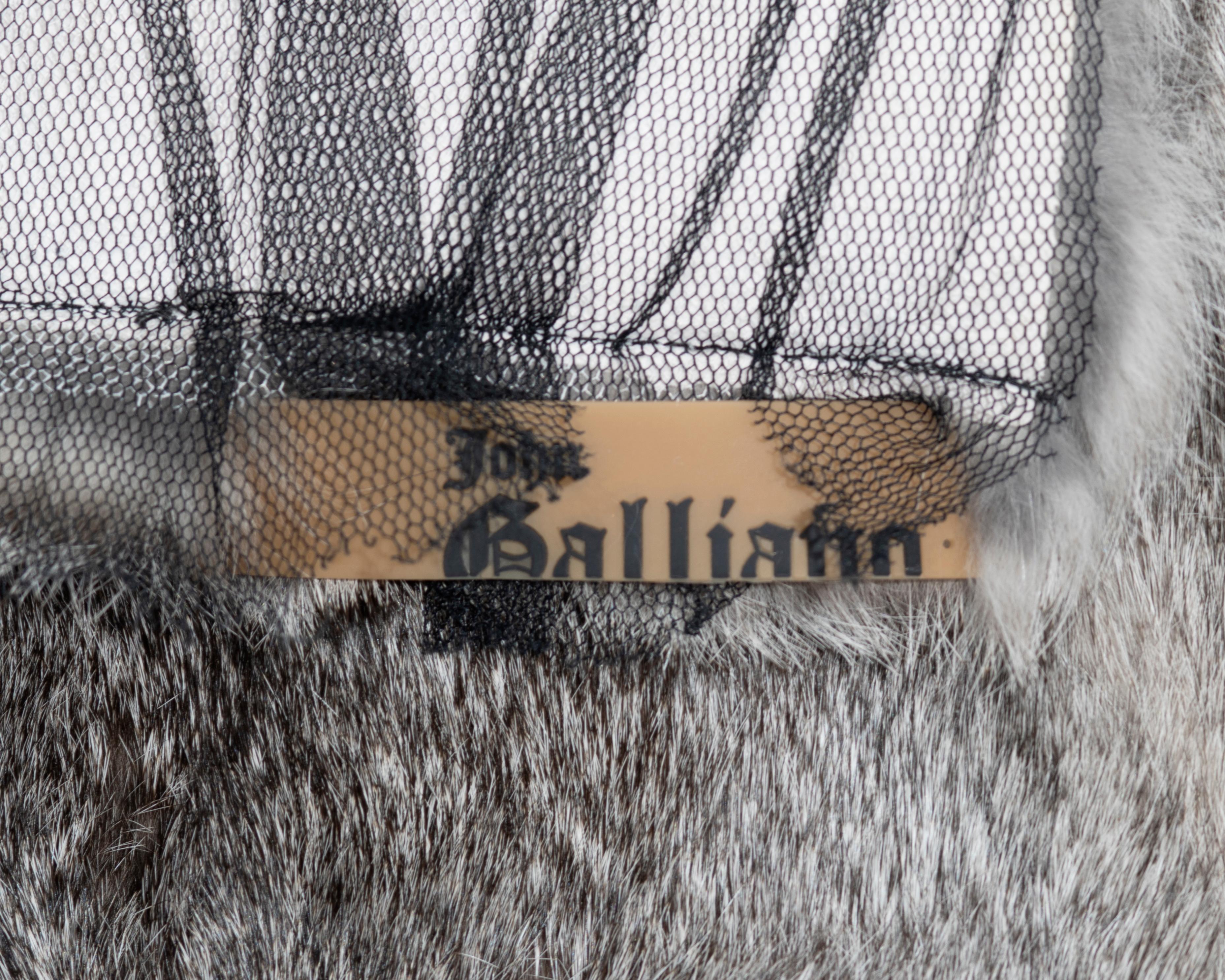 JOHN GALLIANO scarf and beanie set