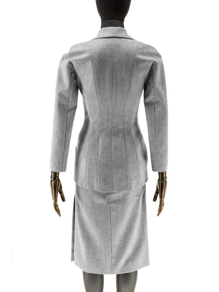 John Galliano Grey Suit 5