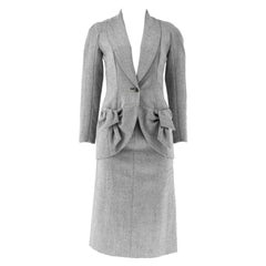 Vintage John Galliano Grey Suit