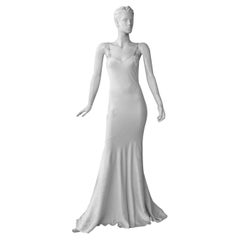 Deko-inspiriertes schräg geschnittenes Kleid von John Galliano Harlowesque