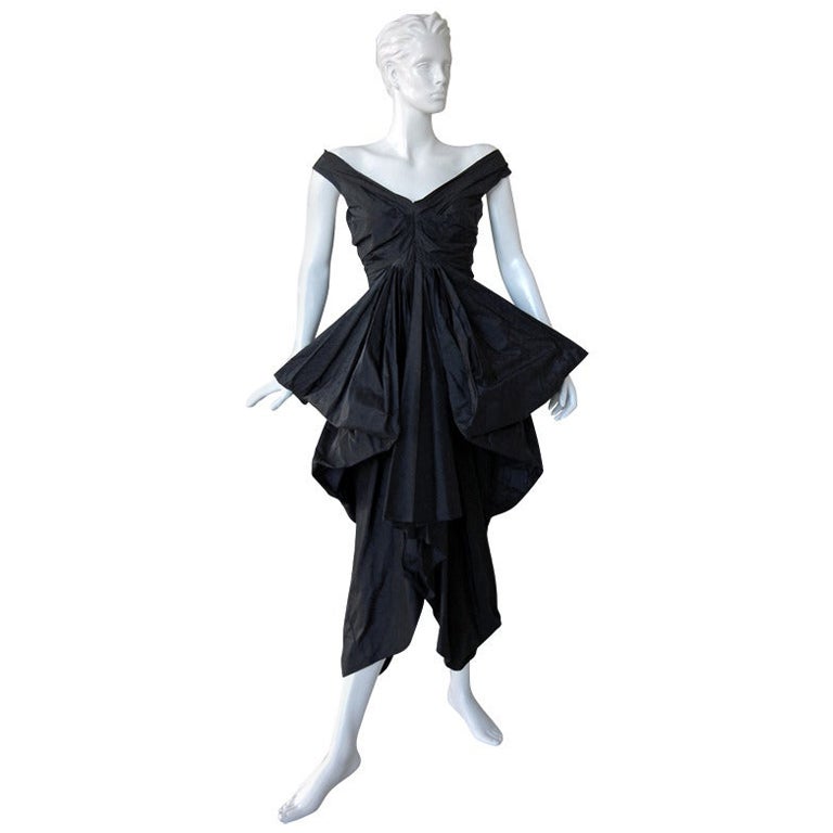 John Galliano Hi Fashion Sculptural Evening Dress (robe de soirée sculpturale)