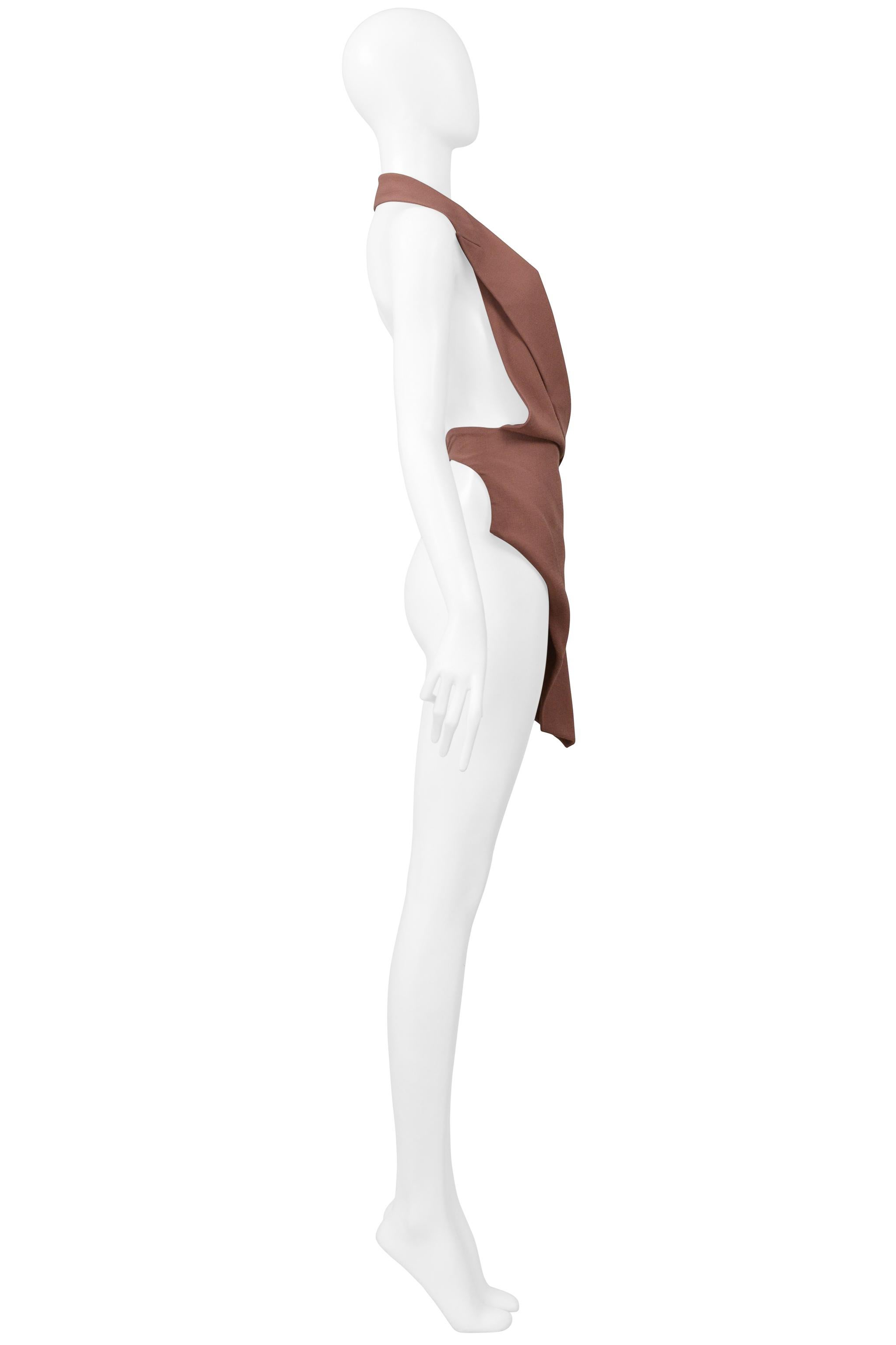 John Galliano Iconic Wrap Around Cutout Suiting Top 1988 For Sale 5