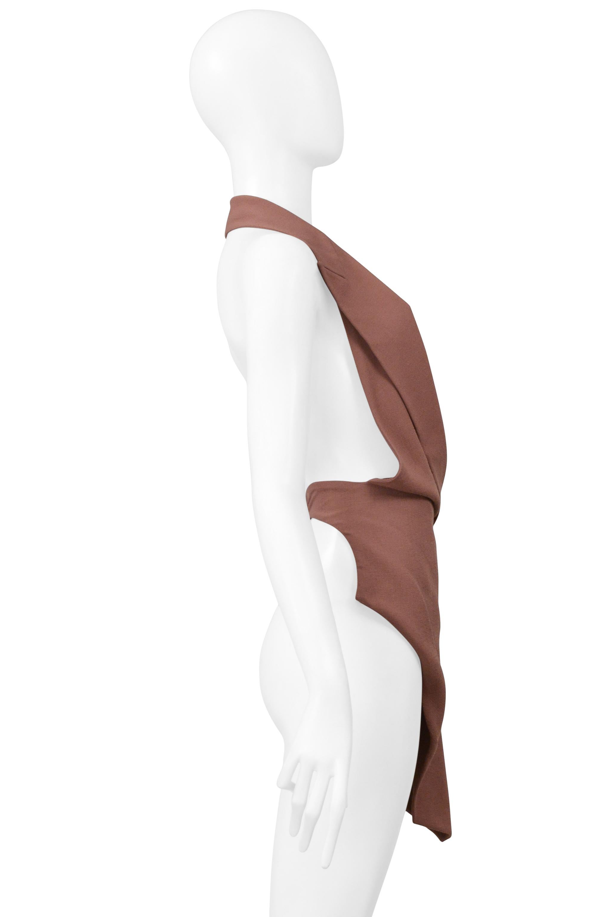 John Galliano Iconic Wrap Around Cutout Suiting Top 1988 For Sale 4
