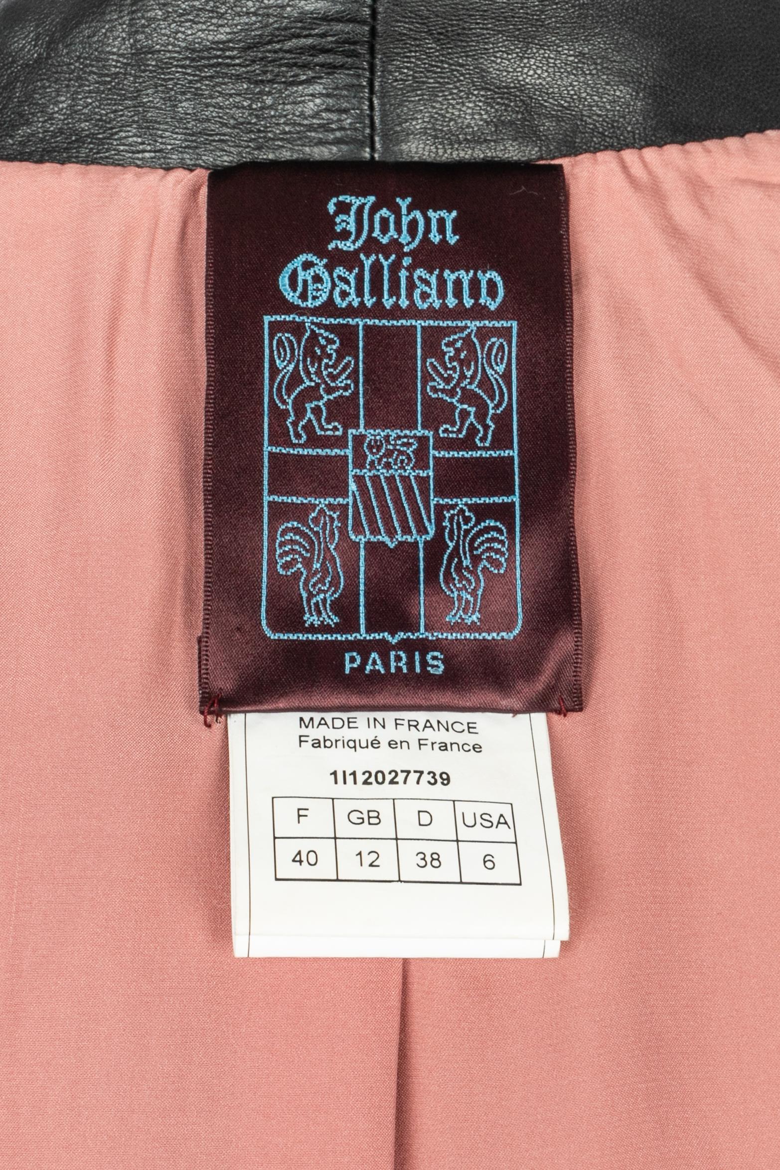 John Galliano Jacke 2001 im Angebot 9