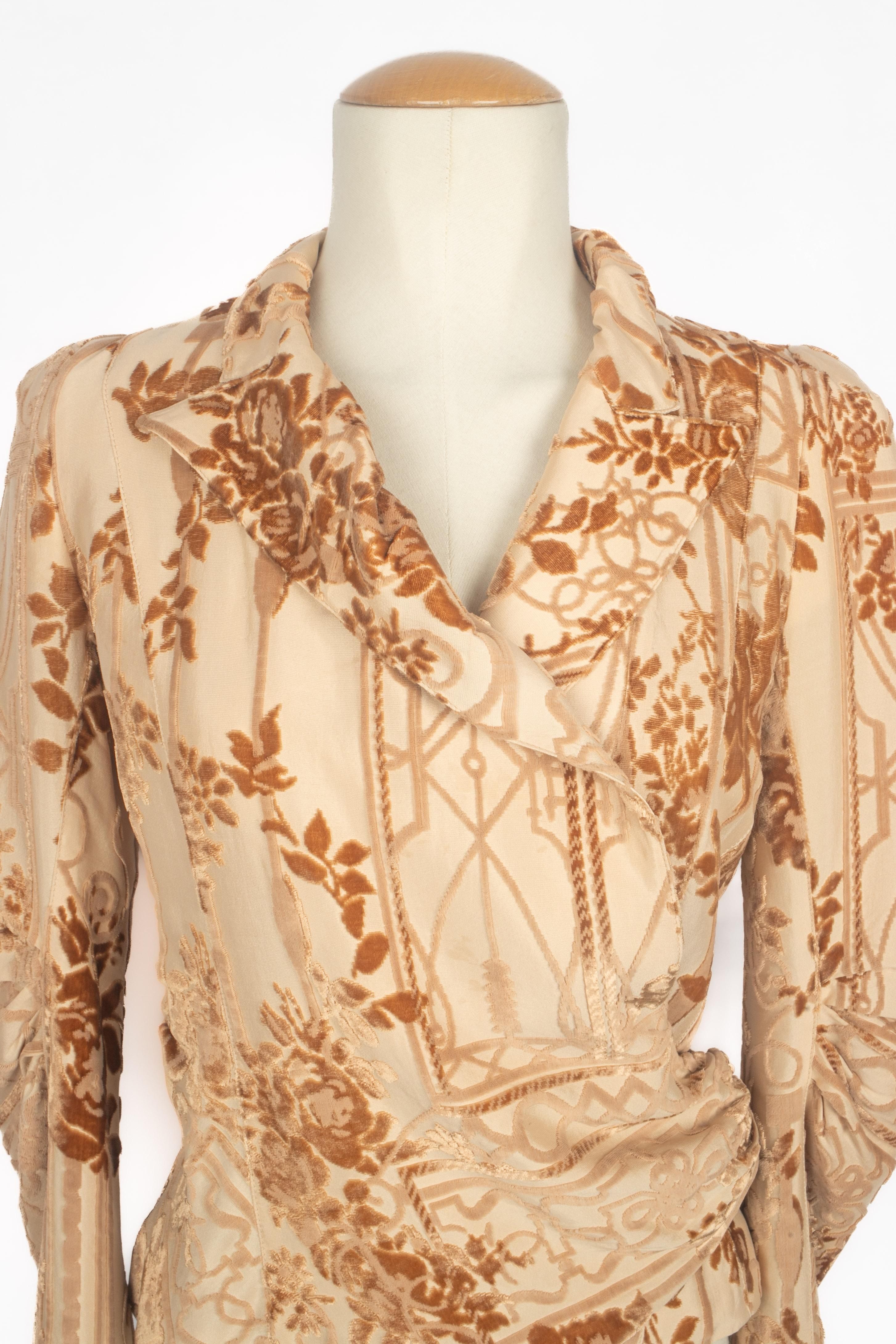 Beige Giacca John Galliano 2006 in vendita
