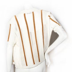 John Galliano Knit / Leather Two-Piece Circa 1990’s