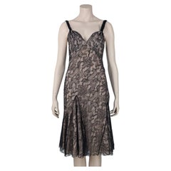 John Galliano laces Backless Midi Dress