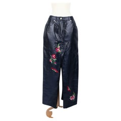 John Galliano lamé skirt