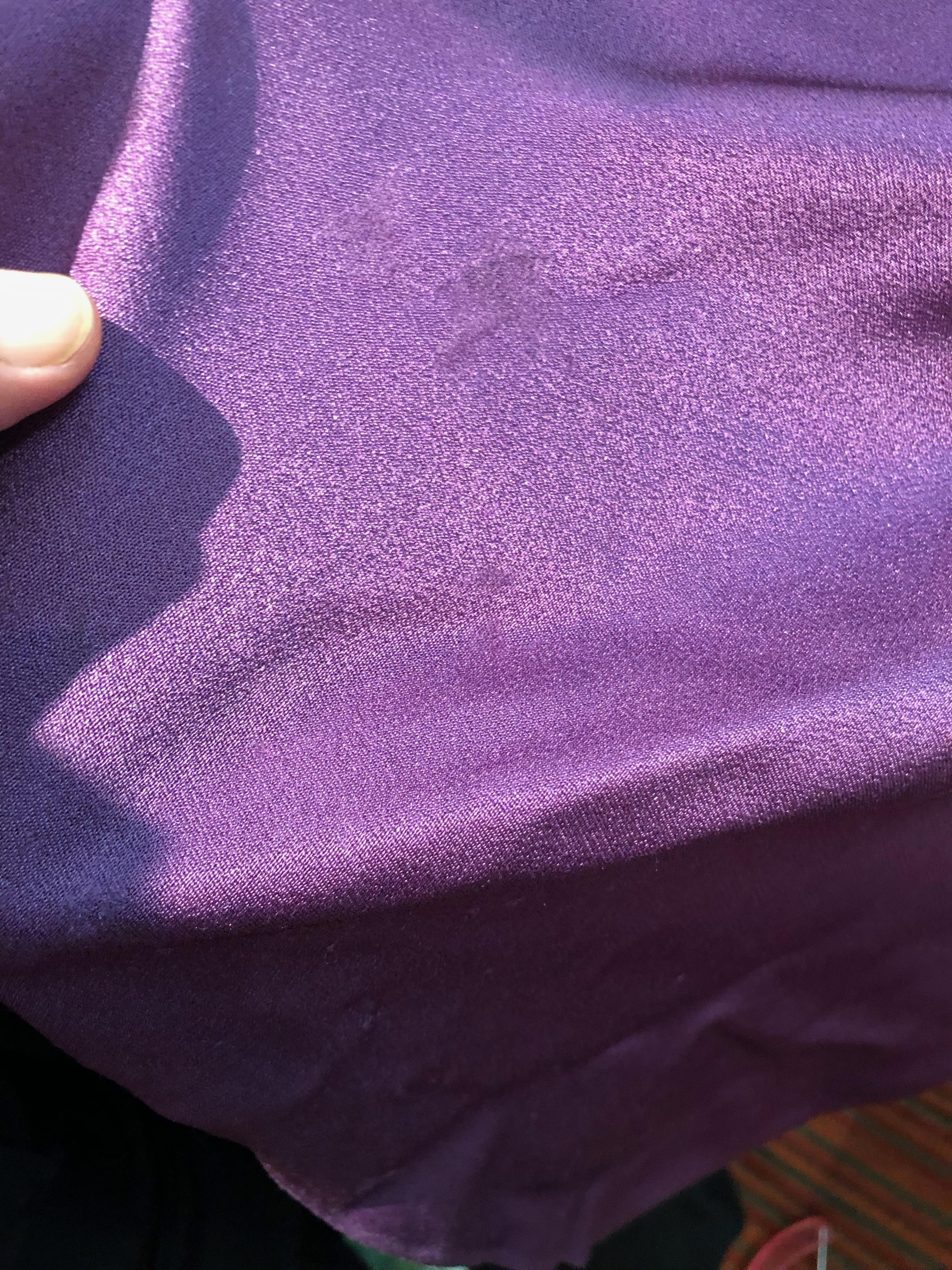 John Galliano Late 90's Luscious Rich Purple Bias Cut Evening Dress Size 42 4