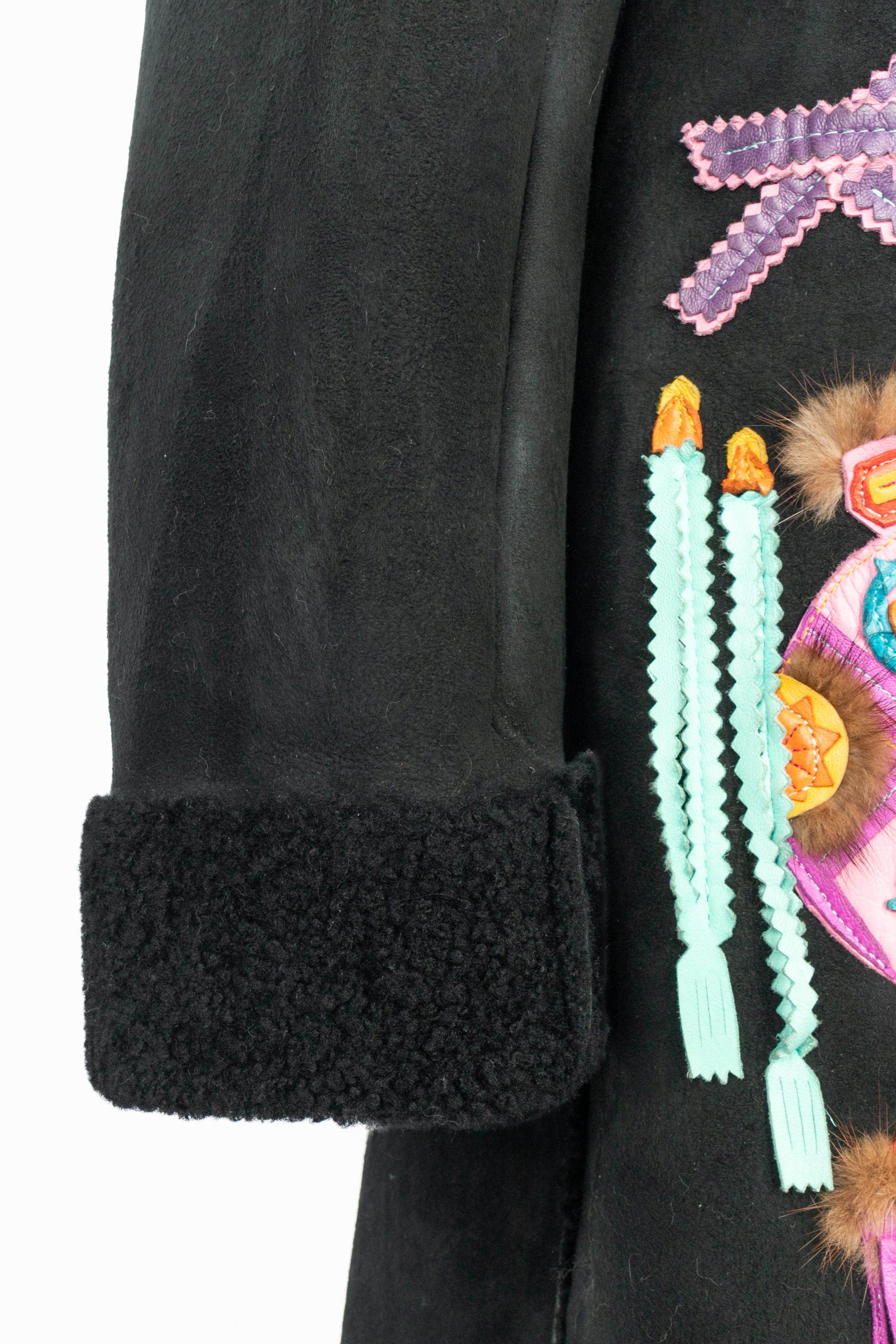 Manteau en cuir John Galliano en vente 1