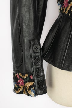 John Galliano leather jacket