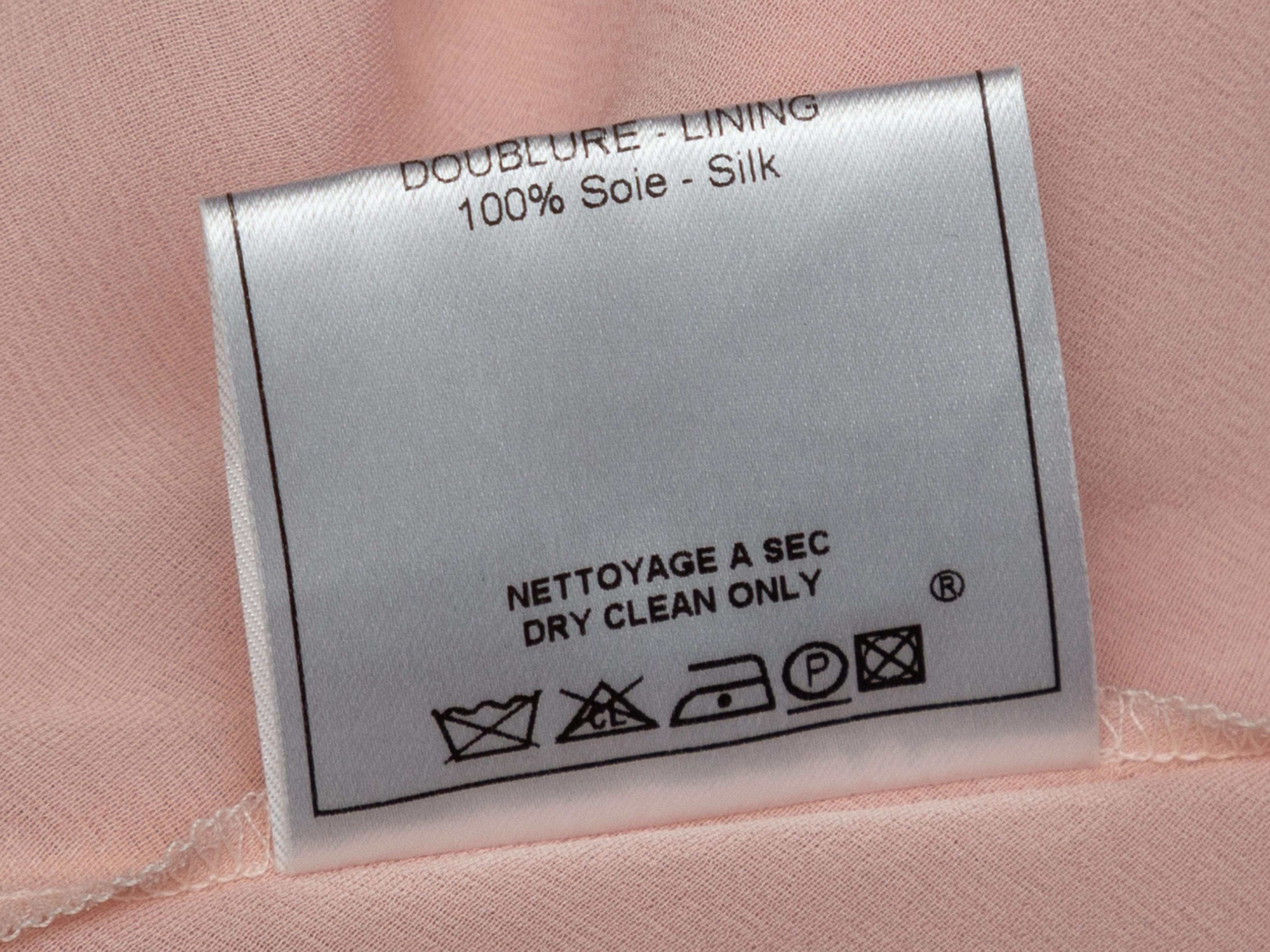 John Galliano Gonna asimmetrica in seta rosa chiaro In condizioni buone a New York, NY