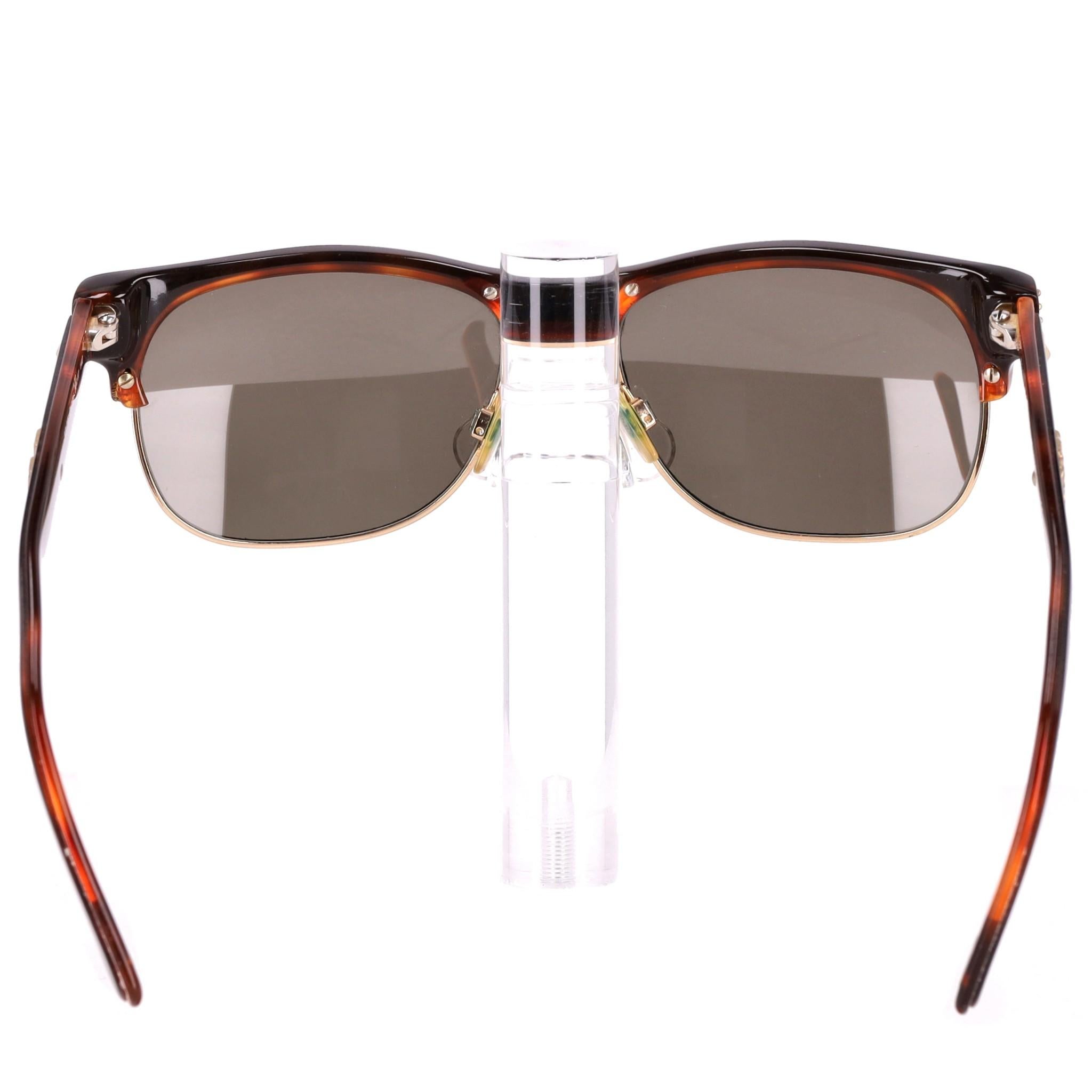 John Galliano Logo-Sonnenbrille (Grau)