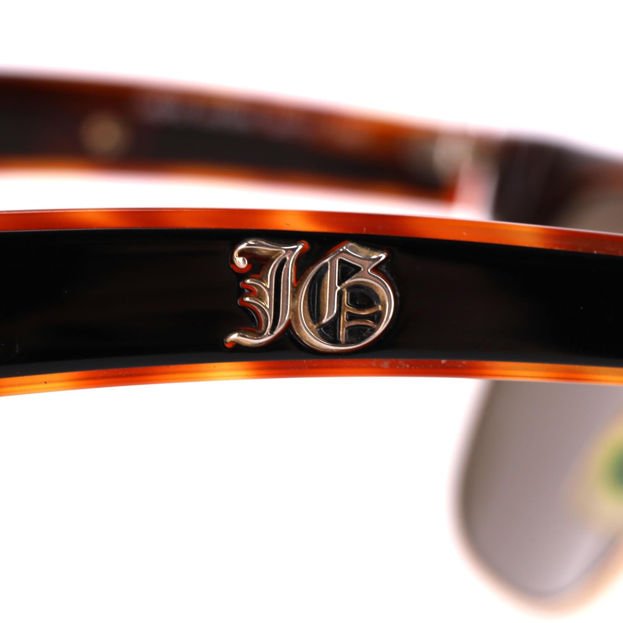 John Galliano Logo-Sonnenbrille Damen