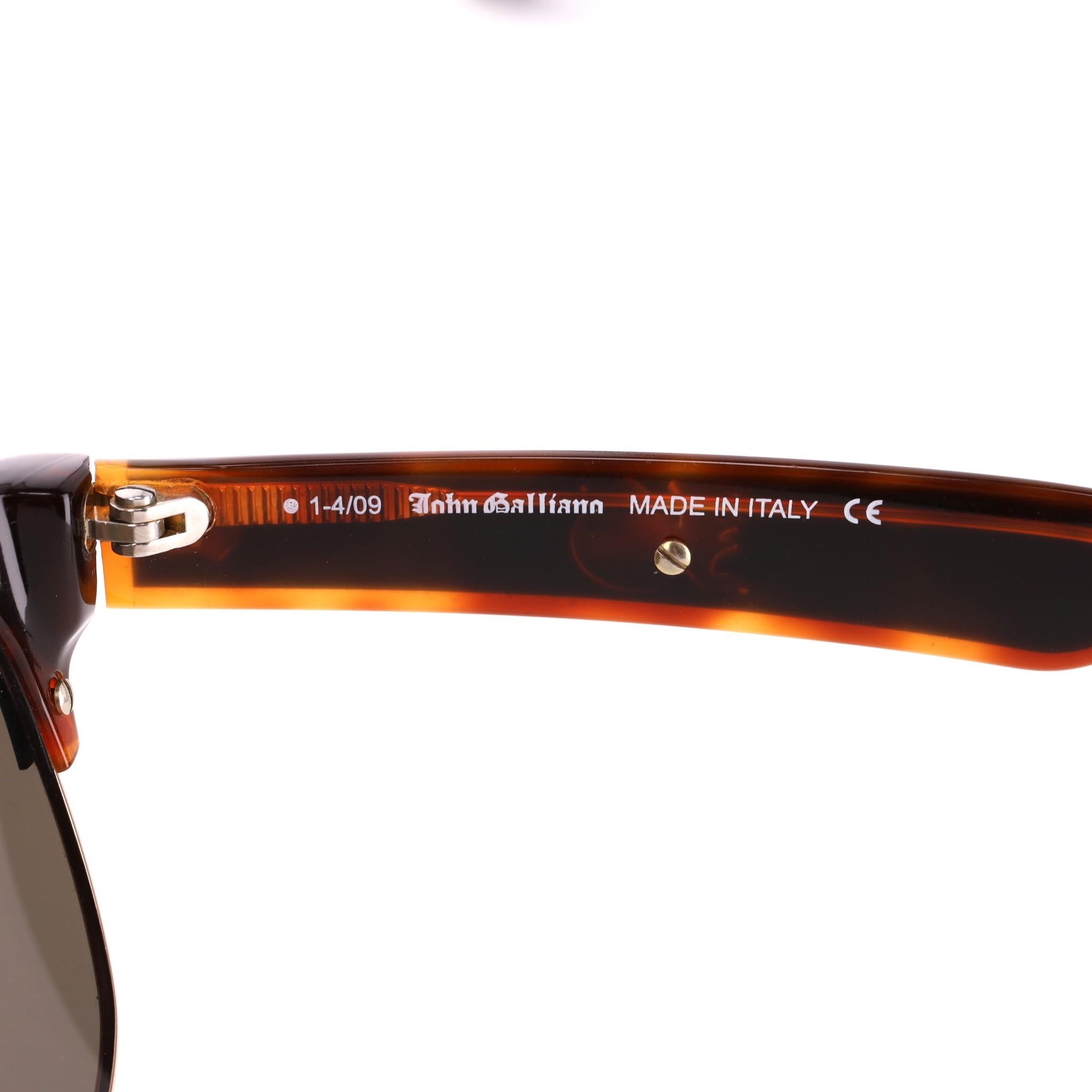John Galliano Logo-Sonnenbrille 3