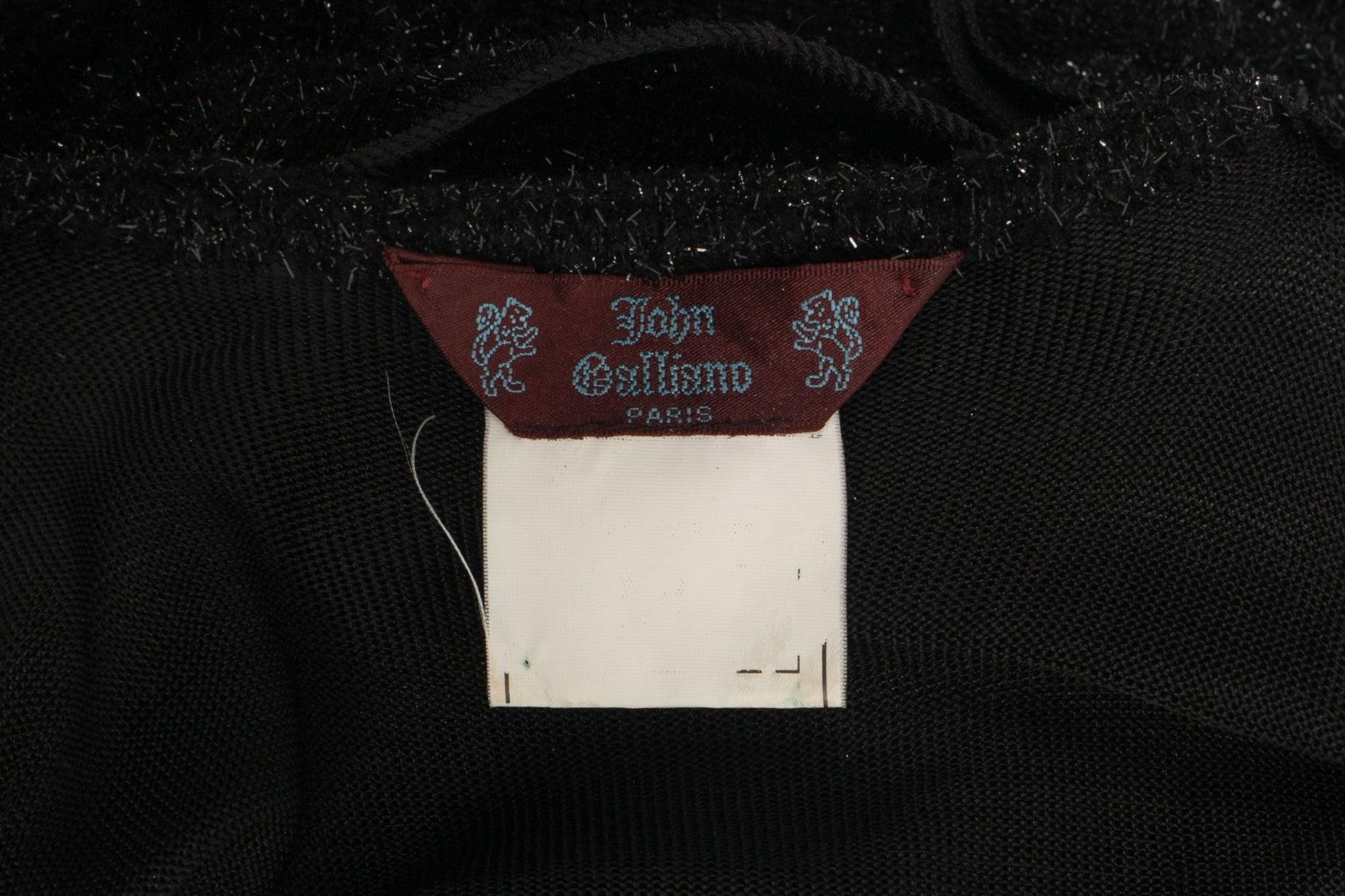 John Galliano Long Mesh Dress For Sale 4