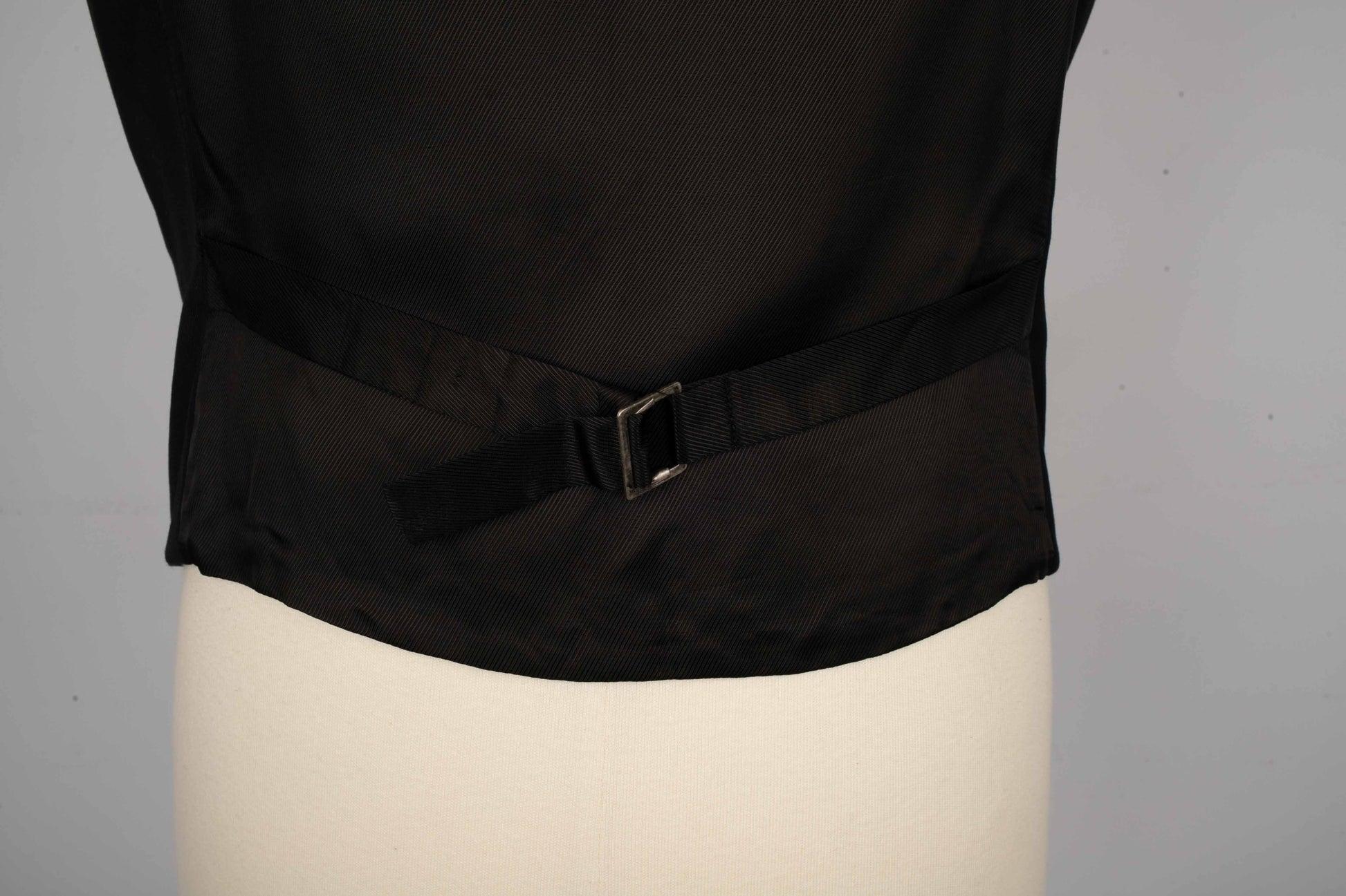 John Galliano Men's Black Wool Vest 5