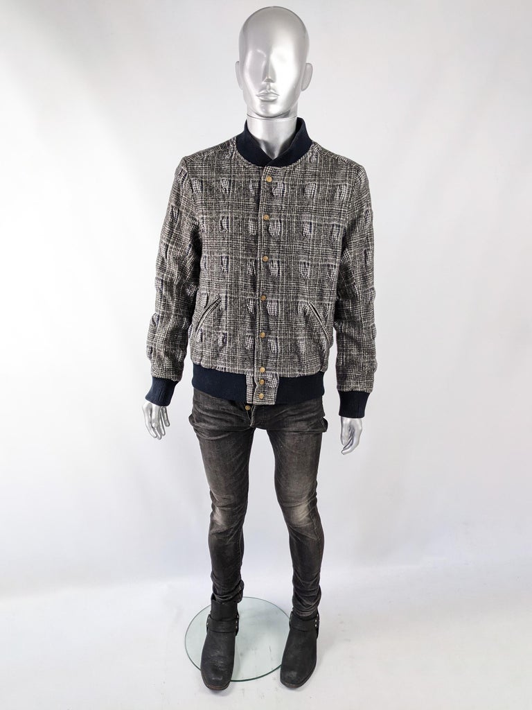 Veste Harrington Bomber Homme Prince Of Wales - Marque Harrington - Taille L - Occasion Très Bon état