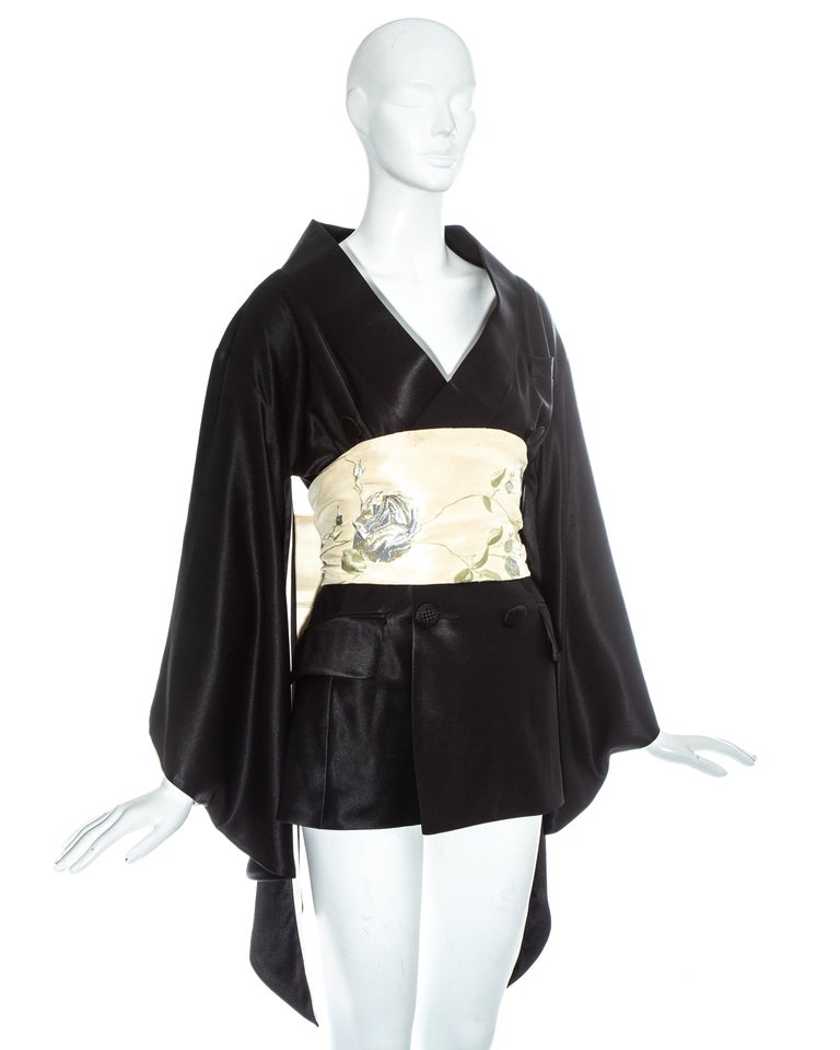 John Galliano Minimono / kimono mini dress with embroidered obi belt, fw 1994 at 1stDibs | john galliano kimono, john galliano 1994, john galiano 1994 John Galliano Minimono / kimono mini dress with embroidered obi belt, fw 1994 at 1stDibs | john galliano kimono, john galliano 1994, john galiano 1994