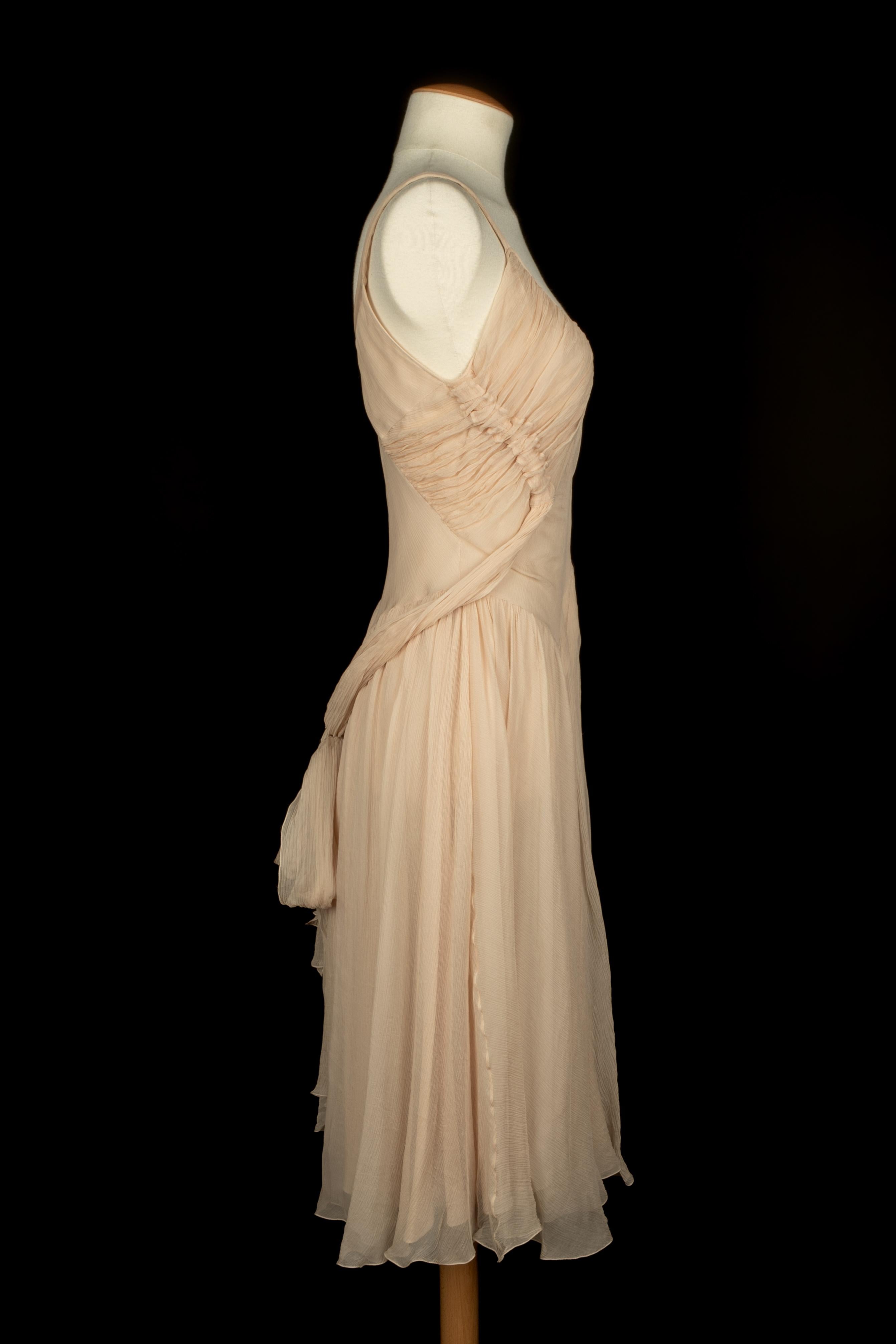 Vestido de muselina John Galliano Negro en venta