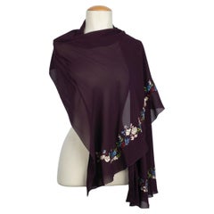 John Galliano muslin scarf