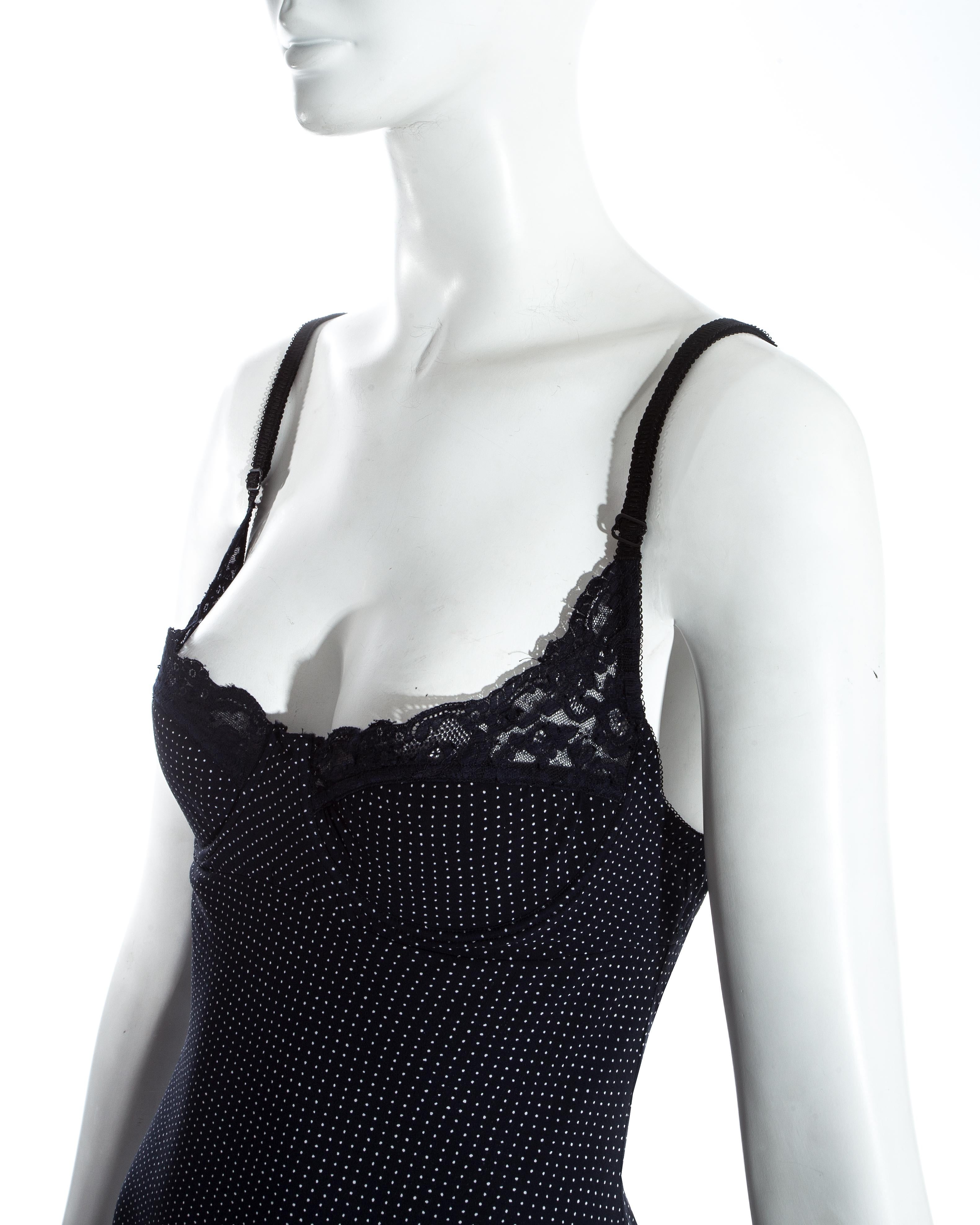 navy blue slip dress