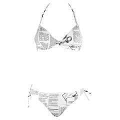John Galliano Newspaper Bikini