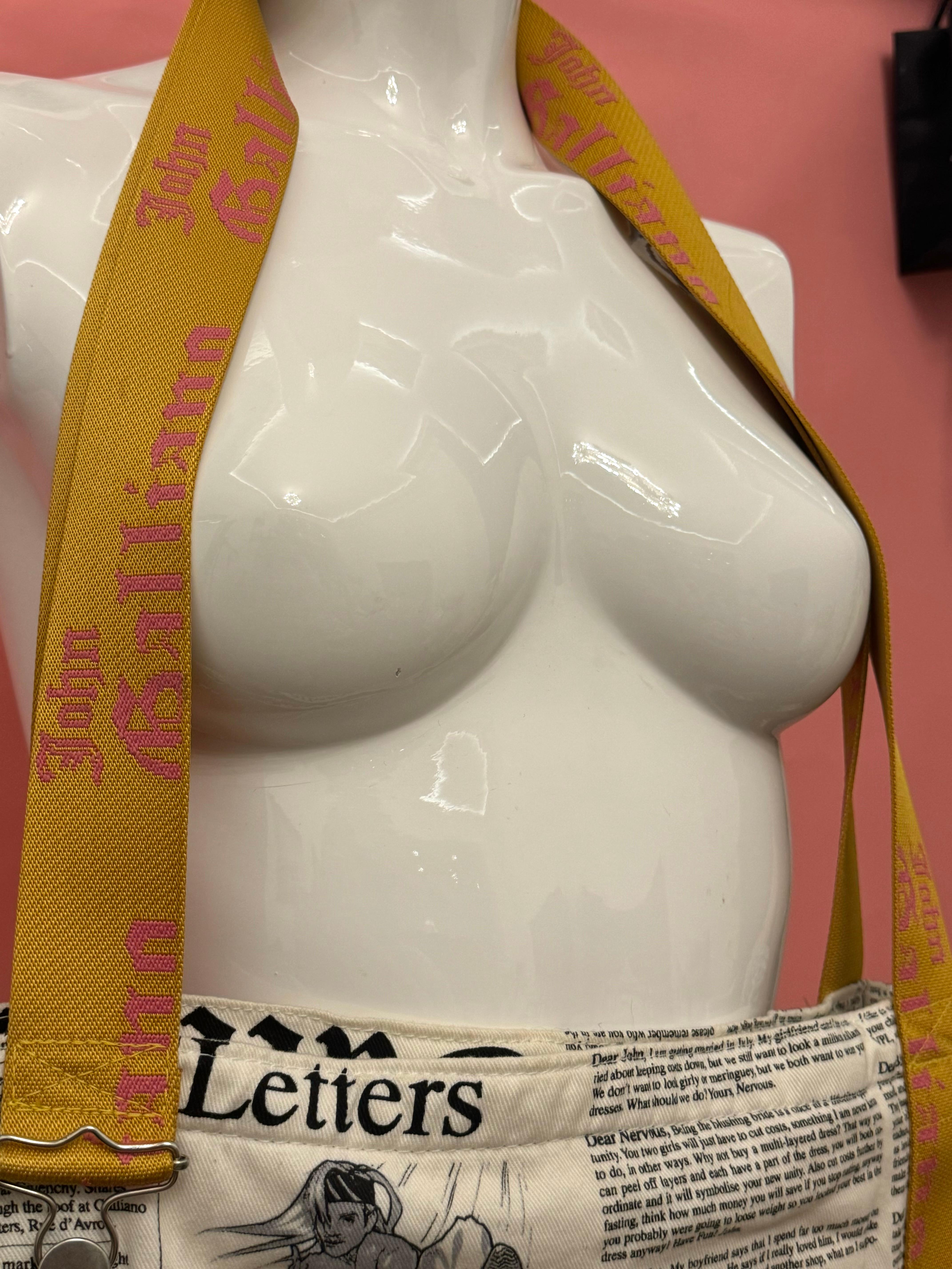 Femenino o masculino John Galliano Bolso géant oversize con estampado de periódico en venta