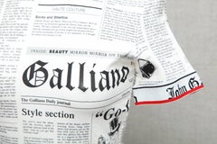 John Galliano Newspaper T-Shirt