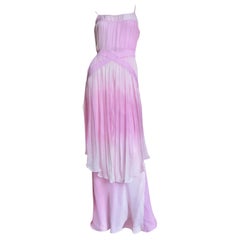 Abito in seta rosa di John Galliano