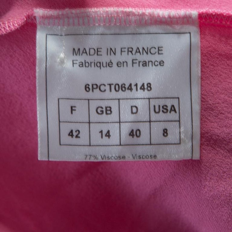 John Galliano Pink Textured Draped High Low Maxi Dress L at 1stDibs
