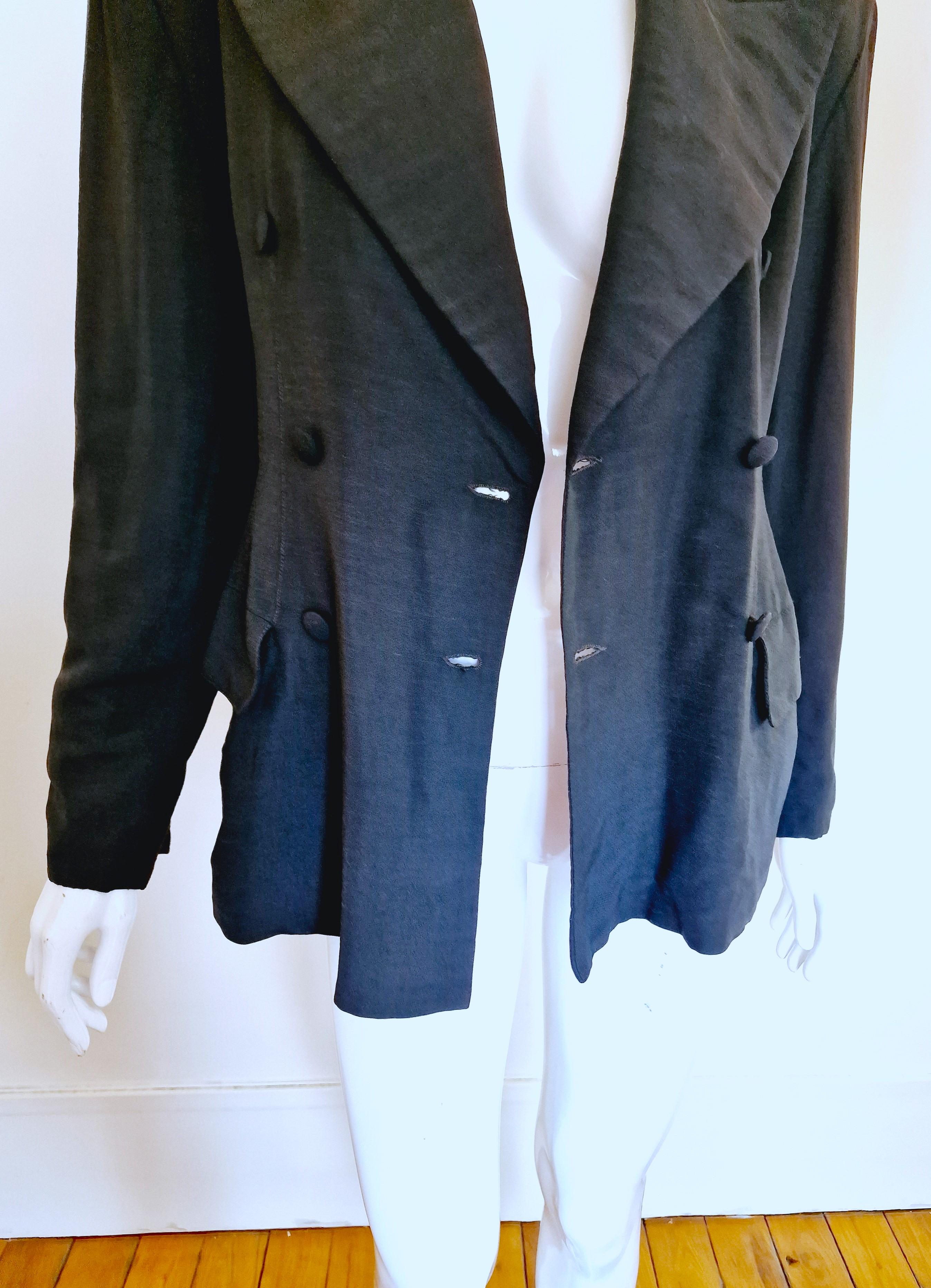 John Galliano Plein Sud 1990 S/S Les Gitans Runway Vintage Dior Blazer Jacket In Excellent Condition For Sale In PARIS, FR