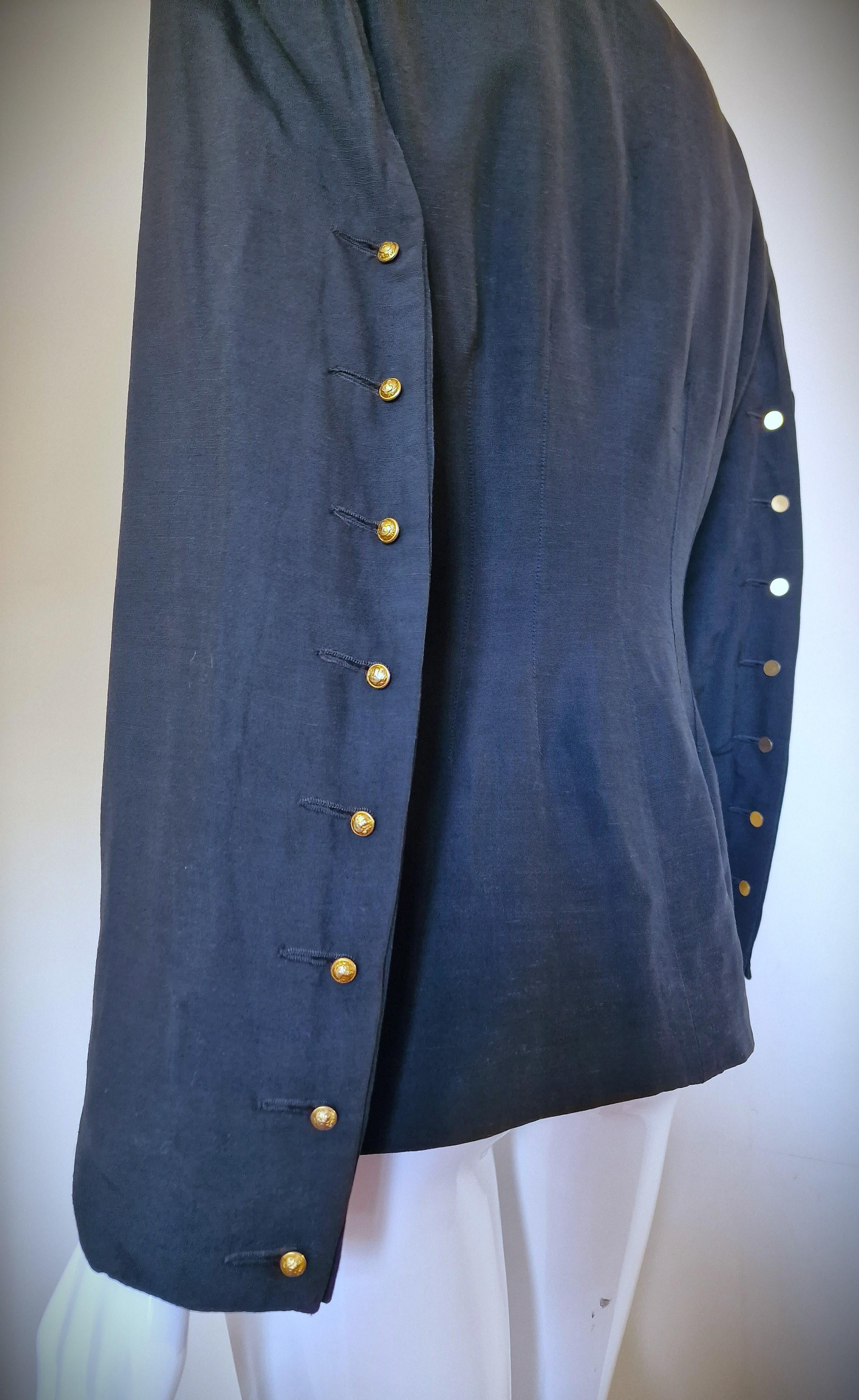John Galliano Plein Sud 1990 S/S Les Gitans Runway Vintage Dior Blazer Jacket For Sale 1