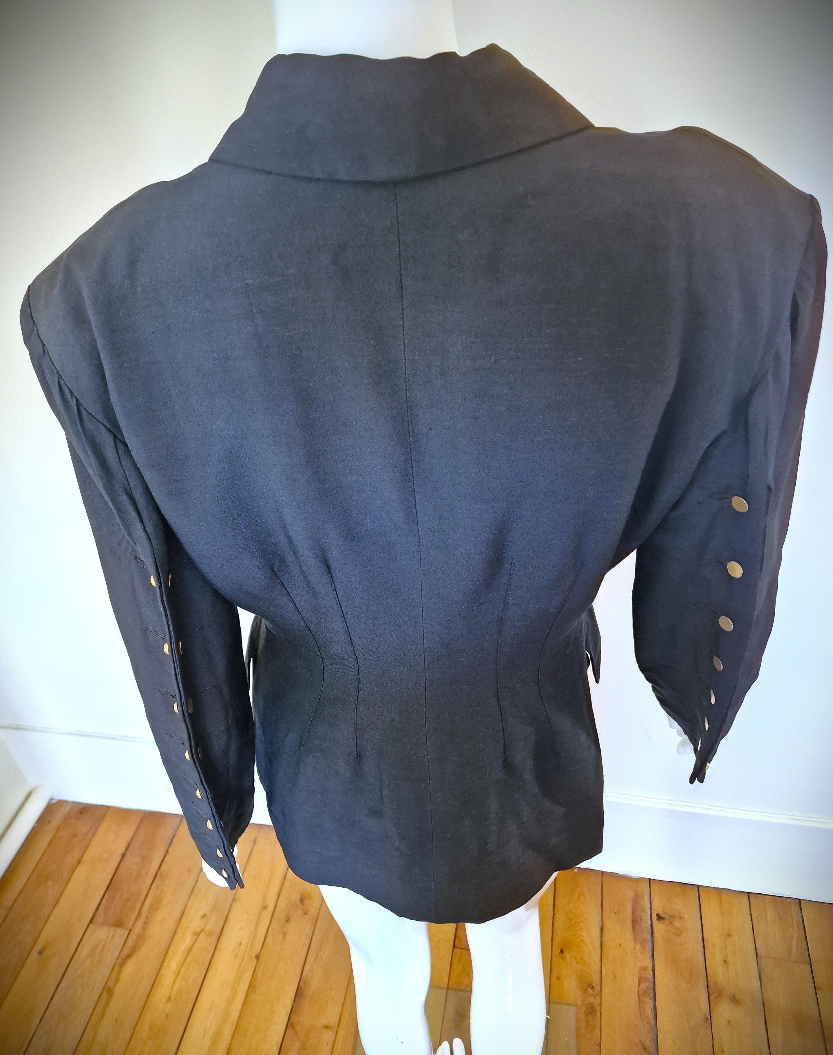 John Galliano Plein Sud 1990 S/S Les Gitans Runway Vintage Dior Blazer Jacket For Sale 3