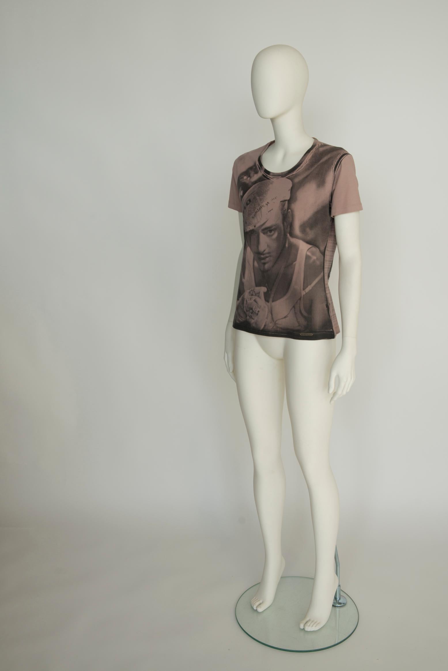 Galliano Crystal-Embellished Printed T-Shirt 1