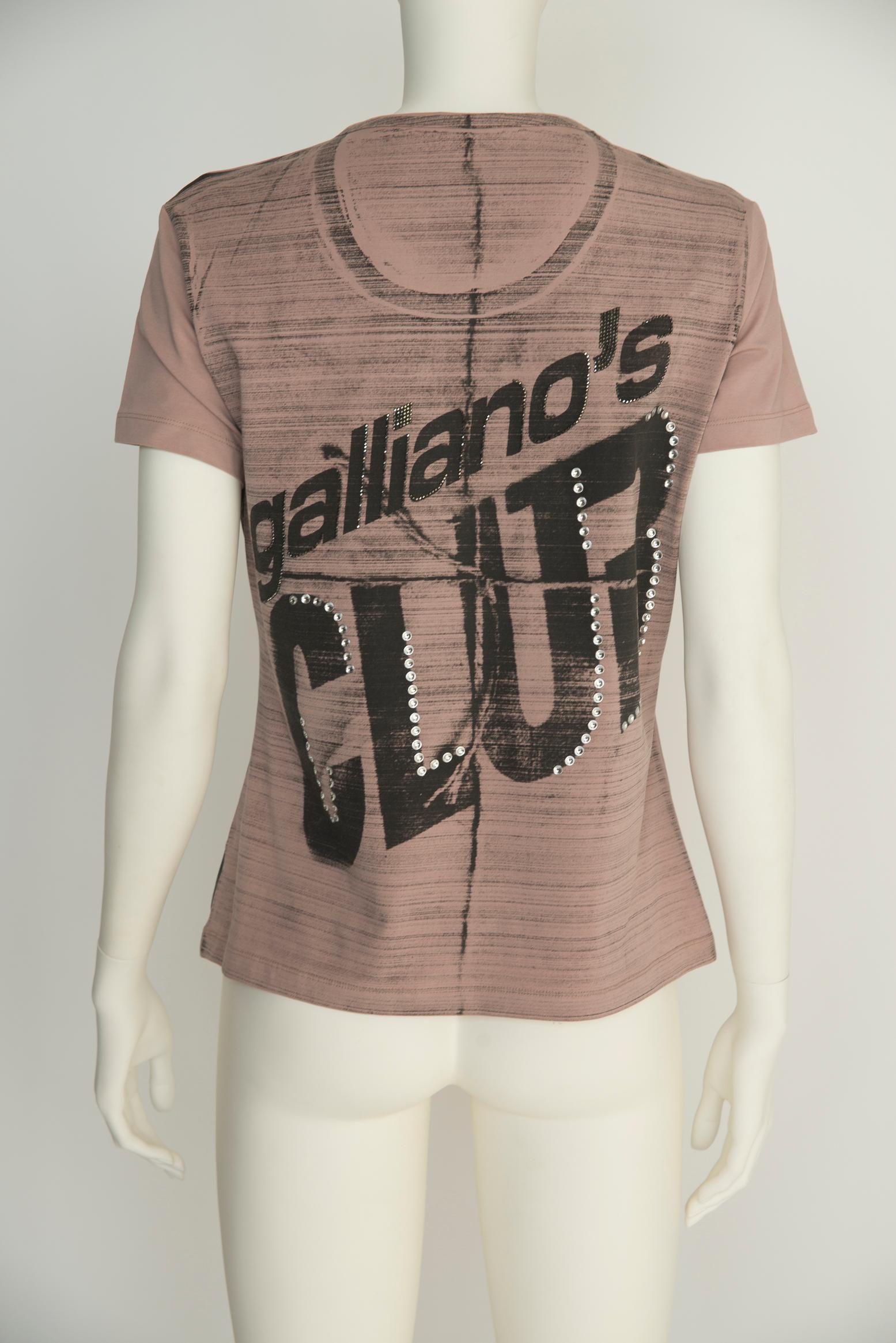 Galliano Crystal-Embellished Printed T-Shirt 5