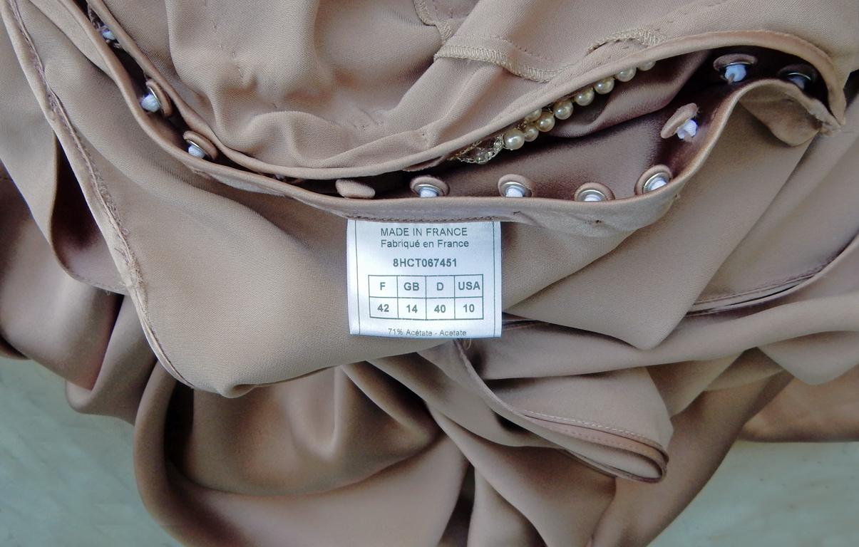 John Galliano Seltene Deco Inspirierte High Style Robe im Angebot 2