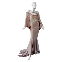 John Galliano - Robe de style High Style Deco d'une grande rareté