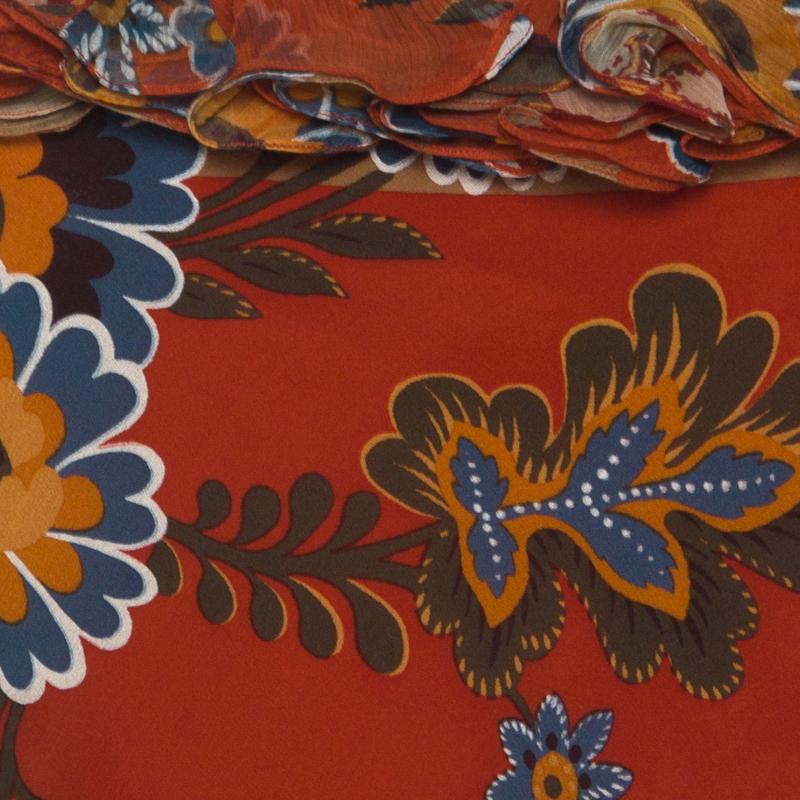 orange silk camisole