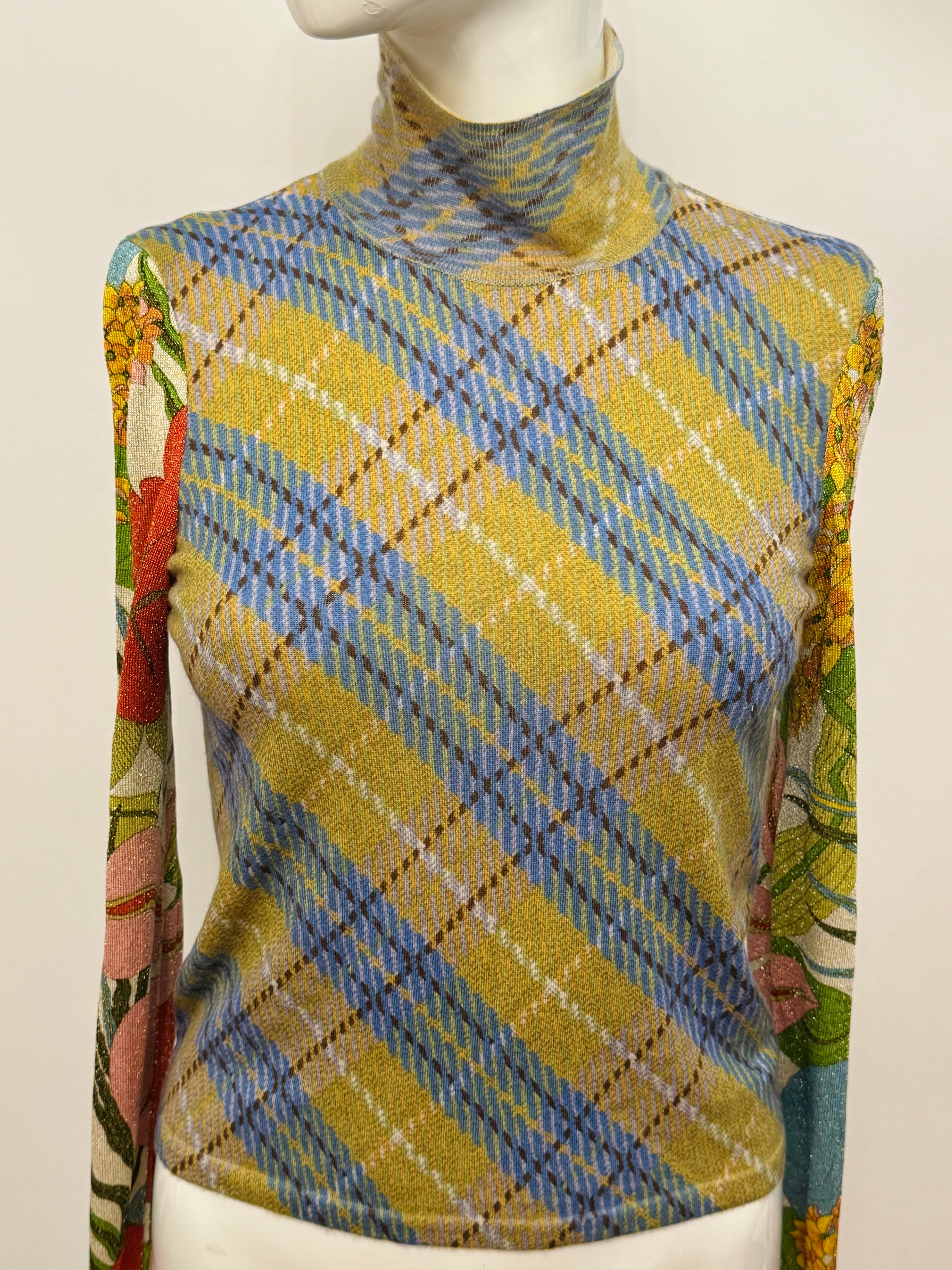 John Galliano S/S 2001 Langarm-Rollkragenpullover im Angebot 6